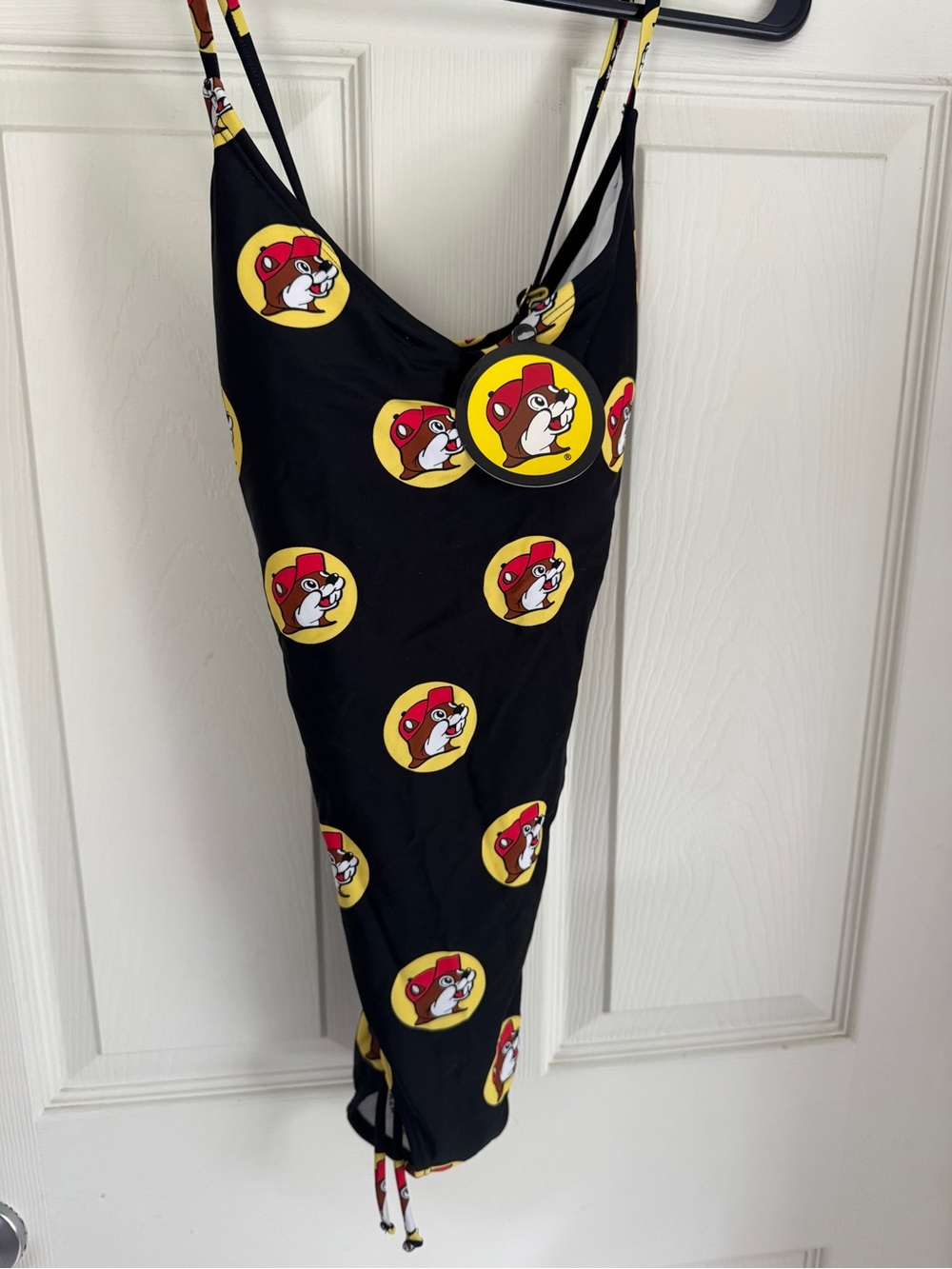 NWT Black Buc-ees Womens One-Piece Swimsuit